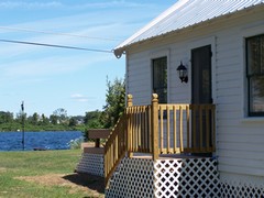 View of the water and dock area near Cottage Seven